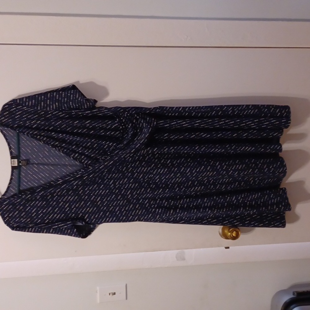 Mock wrap style dress